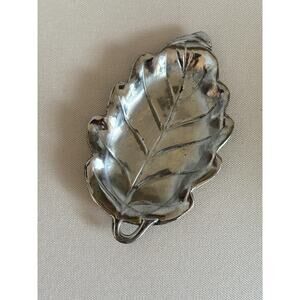 Vintage Silver Leaf Tray